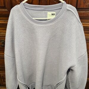 SO Women's light purple Fleece Sweatshirt